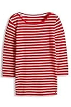 ESPRIT Edc by dames shirt met lange mouwen wrap boat neck
