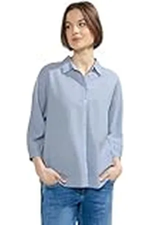 CECIL Dames Stripe Seersucker Blouse, , L