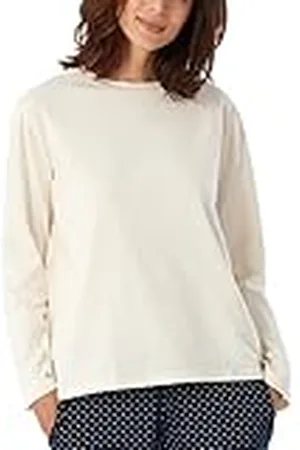 Schiesser Damen Schlafshirt langarm Baumwolle - Mix + Relax