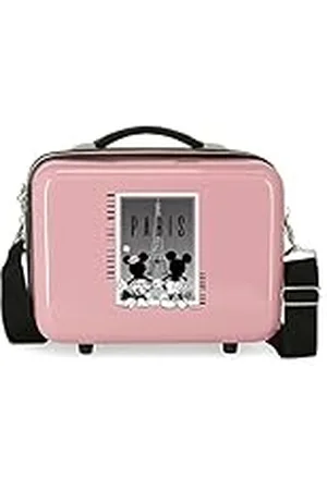 Disney Mickey en Minnie Travel The World Paris Toilettas, aanpasbaar, huidskleur, 29 x 21 x 15 cm, robuust, ABS, 9,14 l, 0,8 kg, , Eén maat, Verstelbare toilettas