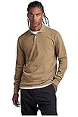 G-Star RAW Essential poloshirt met lange mouwen voor heren, , XXL