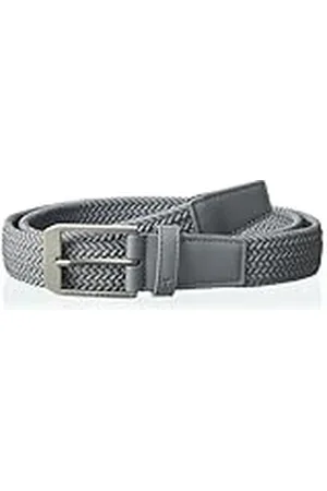 Under Armour M gevlochten golfriem voor heren, Staal/Staal, S