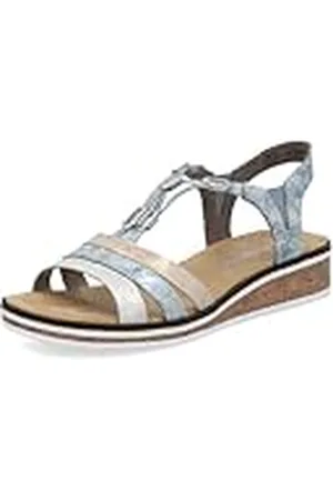 Rieker Dames sleehak sandalen V36G4, vrouwen sandalen, , 41 EU
