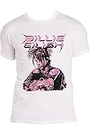Billie Eilish T-shirt paarse illustratie officiële unisex , , L