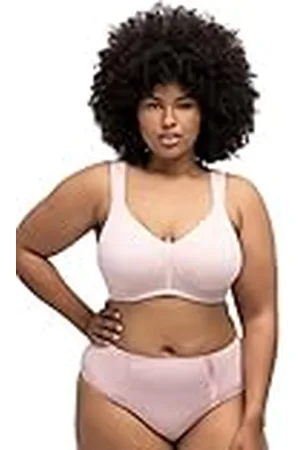 Ulla Popken Dames Bra Without Underwired, microvezel, wellnessbeha, , 100, , 100D