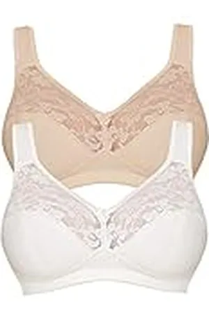 Susa Dames katoenen beha basic (Pack van 2), , 100F