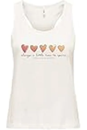 ONLY Onlhenny Life Reg S/L Tank Top Box JRS, , S