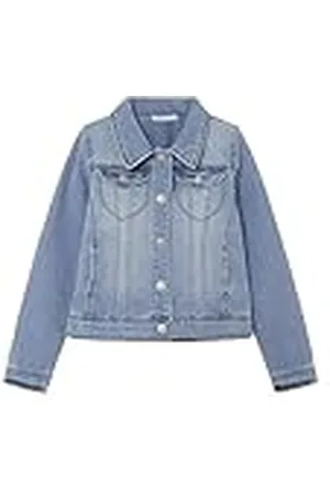NAME IT Jas voor meisjes, Lichtblauwe Denim, 110