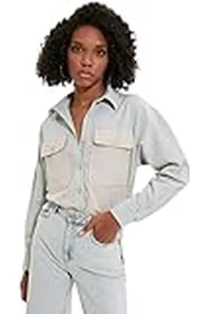 Trendyol Dames Color Blokked Shirt, 34