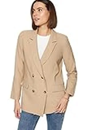 Trendyol Vrouwen Oversized double-breasted reverskraag geweven jas, ,36, , 62 NL