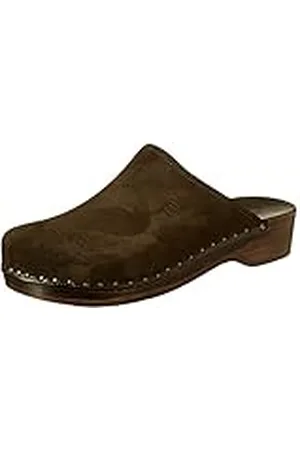 Berkemann Dames Velours Toeffler 404 Klompen & Muiltjes Bruin EU 44, Bruin, 42.5 EU