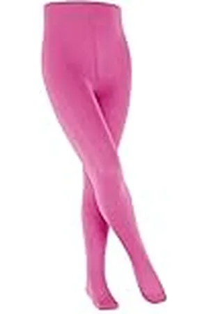 Falke Unisex katoenen touch panty voor kinderen, ademend, duurzaam katoen, elegant, fijn, drukvrije comfortabele band, platte naad voor drukvrije teen, antislip, 1 stuk, roze (Gloss 8550), 152-164