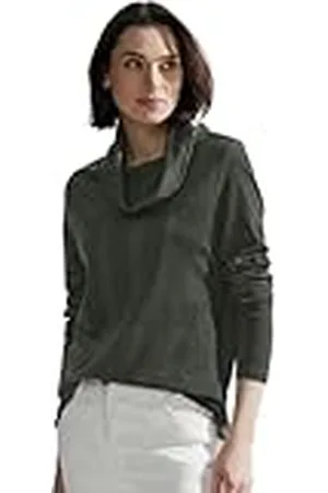 CECIL Dames shirt met lange mouwen bedrukt, , L