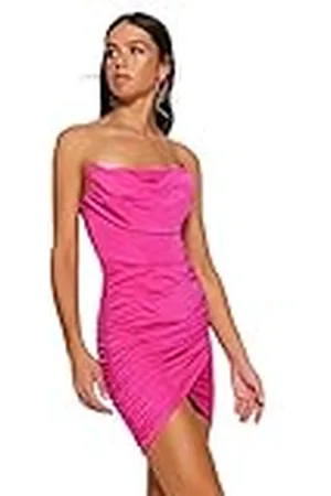 Trendyol Vrouw Wrapover getailleerde gebreide jurk, ,36, , 34