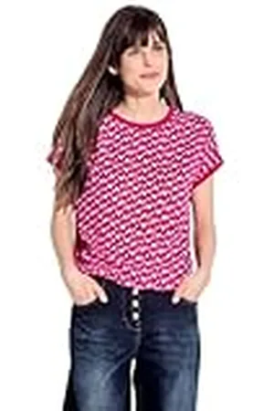 CECIL Mat-Mix AOP T-shirt voor dames, , L
