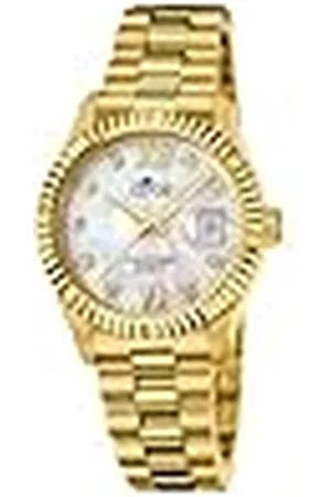 Lotus Freedom dameshorloge 18932/1 roestvrij stalen behuizing 316L goud 316L roestvrij stalen band goud, , Armband