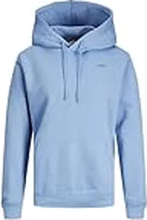 JJXX JXAbbie Hoodie voor dames, Silver Lake Blue/Print: Bijou Blue logo, S