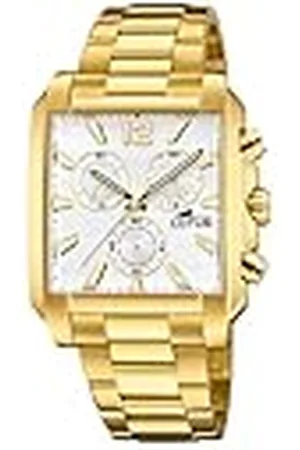 Lotus Heren analoog kwarts horloge met roestvrij stalen armband 18853/1, , Modern