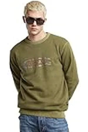 G-Star RAW Destroyed G Logo Washed Sweater, , L