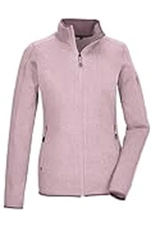 Killtec Dames Gebreid fleecejack/fleecejack met opstaande kraag KOW 111 WMN KNT FLC JCKT, hell malve, 38, 41800-000