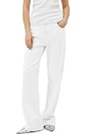 Replay Dames Relaxed Fit Straight Leg Jeans Melja, , 31W x 34L