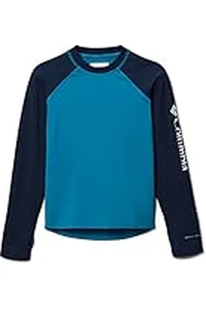 Columbia Unisex Sandy Shores Long Sleeve Sunguard Rash Guard Shirt, Deep Marine, Collegiate Navy, L