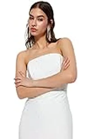 Trendyol FeMan Bodycon getailleerde geweven jurk, ,36, , 34