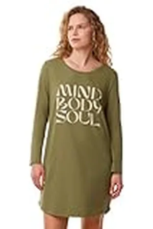 Triumph Nightdresses NDK LSL X Nightgown, Martini Olive, 38, , 38