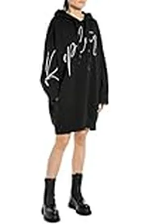 Replay Oversized sweatshirt voor dames, jurk met capuchon, , XXS