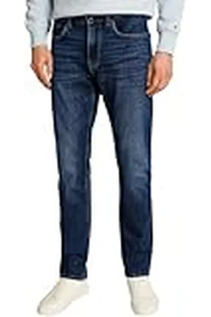 Tommy Hilfiger Heren CORE Denton Donkerblauw MW0MW39034 Straight, Denim, 40W/36L, , 40W / 36L