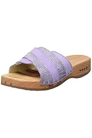 Woody Dames Jenny houten schoen, Glicine, 36 EU, , 36 EU