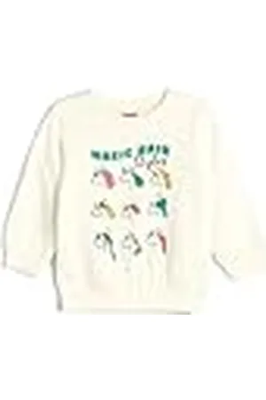 Koton Babygirls sweatshirt met lange mouwen en ronde hals, katoen, bedrukt detail, zachte binnenkant, , 2-3 jaar