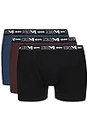 Dim Herenslip Classic Colors katoen stretch x3, zwart/lichtbruin/klein, 8
