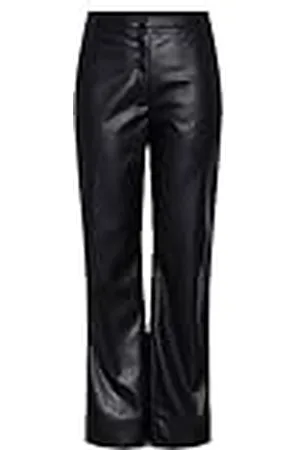 Pieces® ONLY Pcnicha Hw Wide Pu Pu Pant Noos Damesbroek, , L
