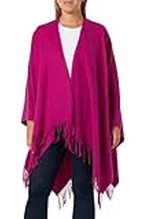 Pinko Segunda Poncho, wol, zachte sjaals voor dames, , one size