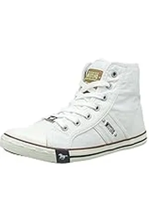 Mustang Gallego Sneakers Dames Wit - 41 - Hoge Sneakers Shoes