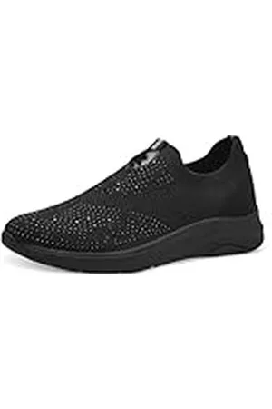 Jana 8-24765-42 instappers voor dames, Zwart, 4 UK Wide