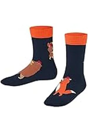 Falke Unisex kinderen Marching Band duurzaam katoen halfhoog met patroon 1 paar sokken, , 19-22