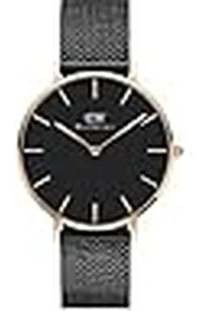 Daniel Wellington Petite Ashfield, /roségoud, 36 mm, mesh, voor dames en heren, , 36mm, Petite Ashfield Roségoud of zilver horloge, 36 mm, mesh, voor dames en heren