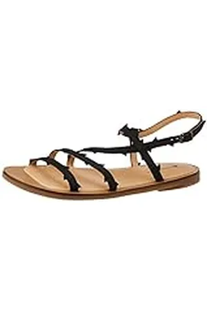 El Naturalista N5193 Pleasant zwart/tulp, sandalen voor dames, 38 EU