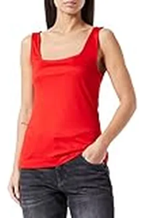 QS by s.Oliver Dames T-shirts mouwloos, RED, 48, , 48