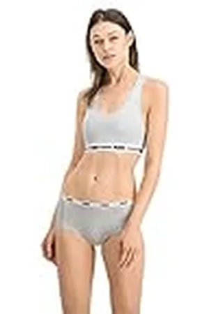 PUMA Dames Mini Short (3-pack), /grijs/zwart, XS