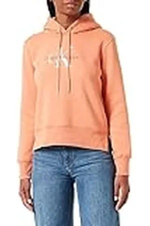 Calvin Klein Jeans Archival Monologo Hoodie voor dames, , XS