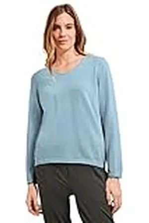 CECIL Dames B302259 gebreide trui, faded blue, S, , S