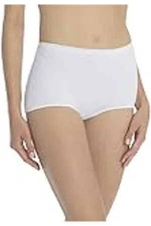 Calida Iconics Midi Slip voor dames, van 100% katoen, met kant, , 40-42