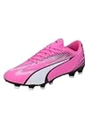 PUMA Ultra Play FG/AG, heren voetbalschoenen, Poison Pink/wit/zwart, maat 43, roze (Poison Pink Wit Black), 43 EU
