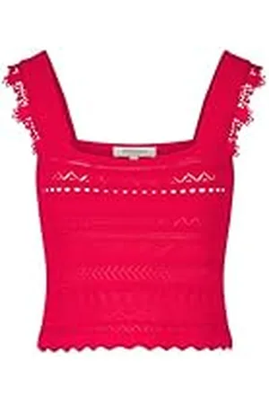 Morgan Mesh top met vierkante hals, , L