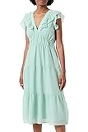 VERO MODA Dames Vmemilie Capsleeve Calf Dress WVN Ce midi-jurk, , M
