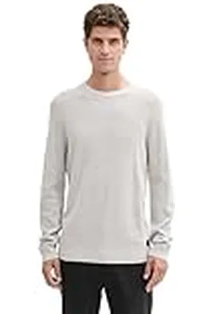 TOM TAILOR Basic gebreide trui voor heren van katoen, , XL