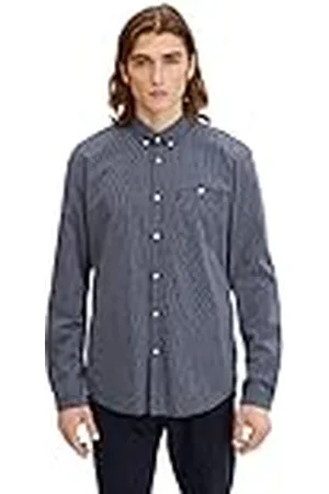 TOM TAILOR Uomini Shirt met strepen 1032371, , XL